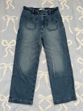 Loft Palmer Wide Leg Crop Women’s Petite Jeans (25/0)